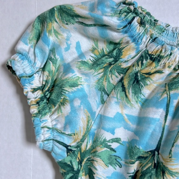 Old Navy Puff-Sleeve Jersey-Knit Romper Size Small (6-7) - Picture 4 of 11